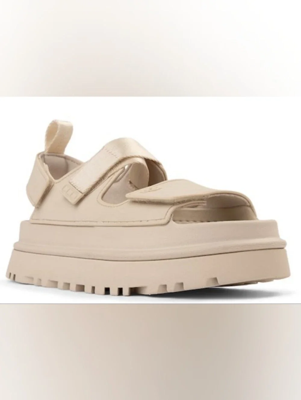 UGG® Goldenglow Sea Salt Sandals Size 10 New MSRP $99.99